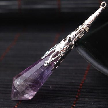 Natural Purple Amethyst Orgone Pendant